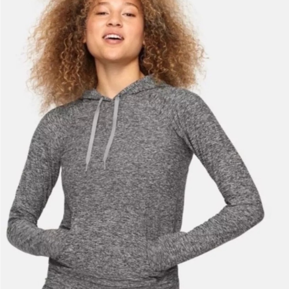 EUC Outdoor Voices Women's Gray Hooded Sweatshirt Size S